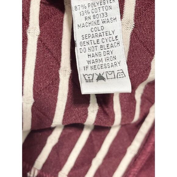 Línea Louis Dell’Olio Polka Dot Quilted Jacket Zip Up Buttons Red XL Extra Large - Picture 10 of 13